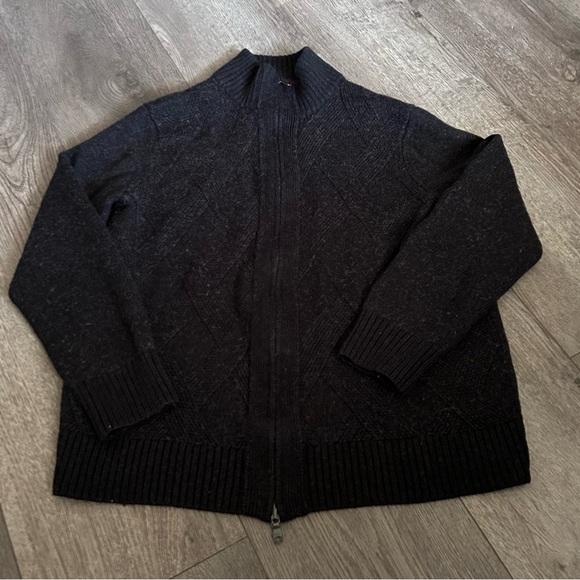 Banana Republic Other - Banana Republic Wool Argyle Full-Zip Cardigan Sweater Size XL